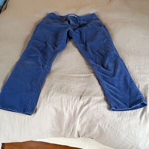 Lands' End Navy Corduroy Trousers